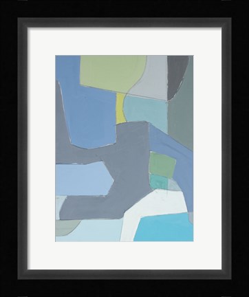 Framed Sea Ranch Color I Print
