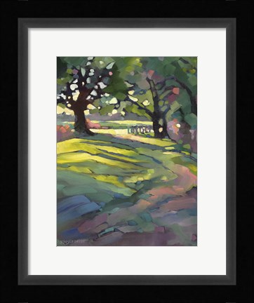 Framed Afternoon Walk Print