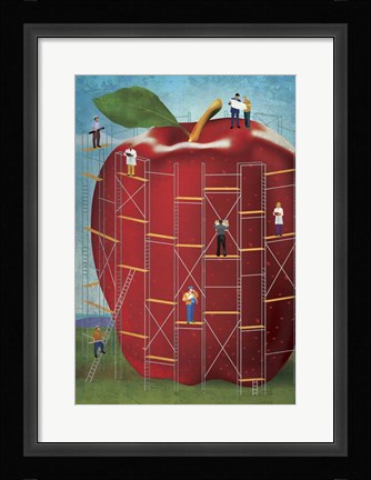 Framed Apple Print