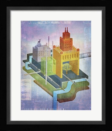 Framed Citylife Print