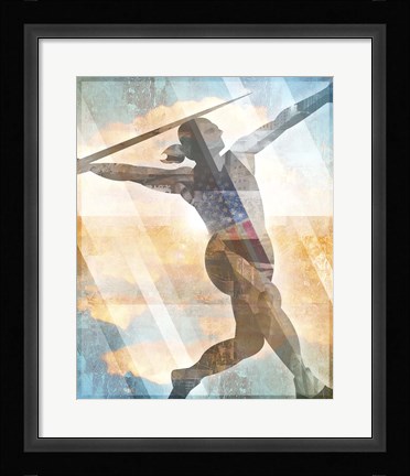 Framed Javelin America Print
