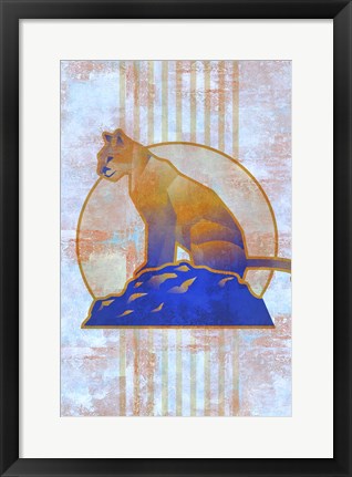 Framed Leopard Print