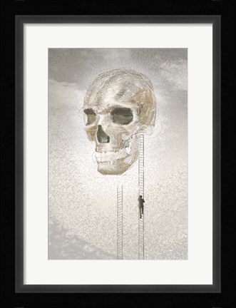 Framed Skulldive Print