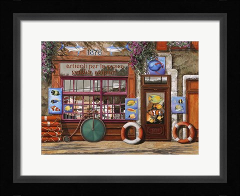 Framed Lezione Di Acquario Print