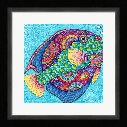 Framed Tropical Paradise 9 Print