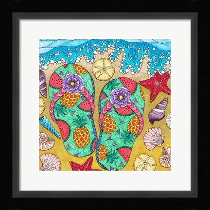Framed Tropical Paradise 2 Print