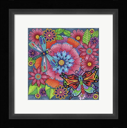 Framed Winged Things 17 Print