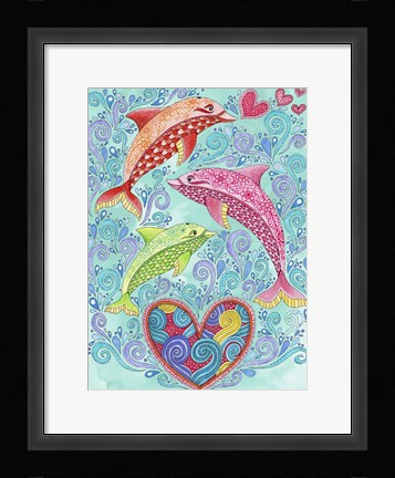 Framed Tropical Paradise 17 Print