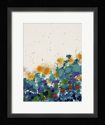 Framed Abstract Garden 1 Print