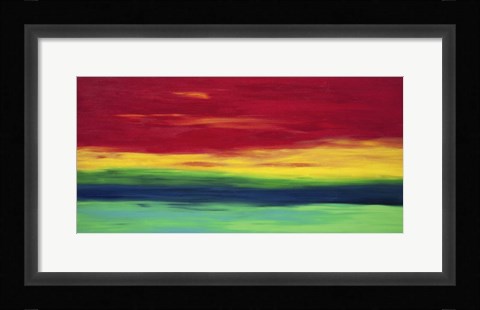 Framed Island Sky 6 Print