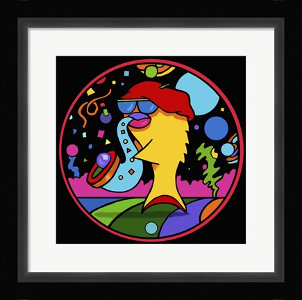 Framed Jazz Fish Print