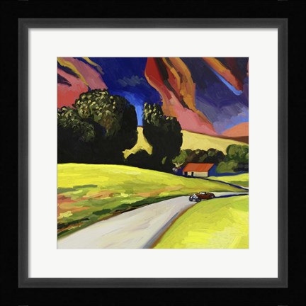 Framed Pop Art - Retro - Landscape Print