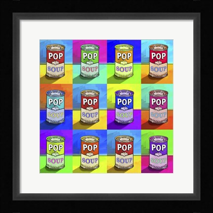 Framed Pop Art - Soup Print