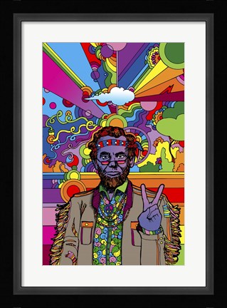 Framed Psychedelic - Abe Print