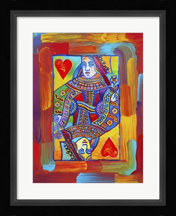 Framed Queen Of Hearts Print