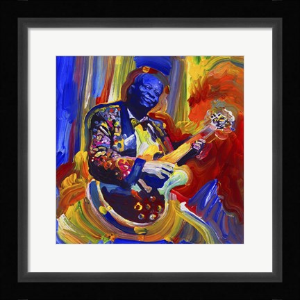 Framed Bb King Print