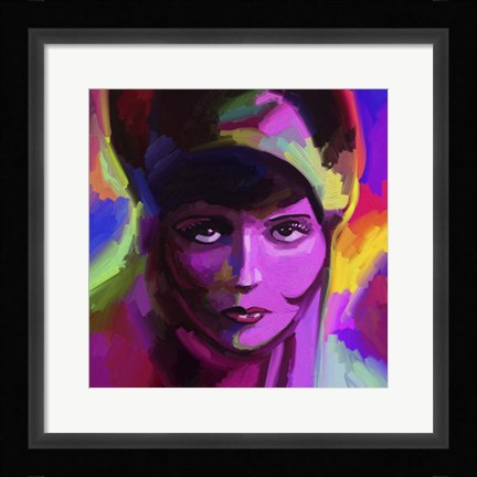 Framed Clara Bow Print