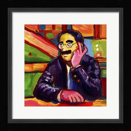 Framed Groucho Marx Print