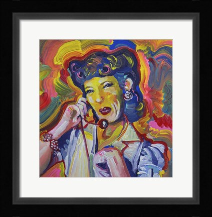 Framed Lily Tomlin Print