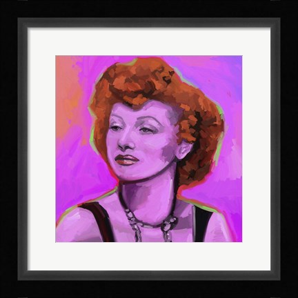 Framed Lucy Print