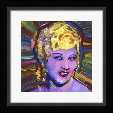 Framed Mae West Print