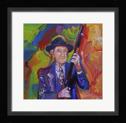 Framed William Burroughs Print