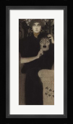 Framed Study for the Allegory of Tragedy Print