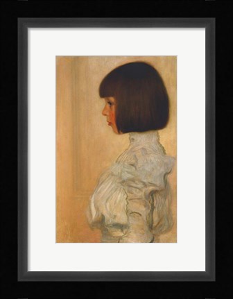 Framed Portrait of Helene Klimt Print