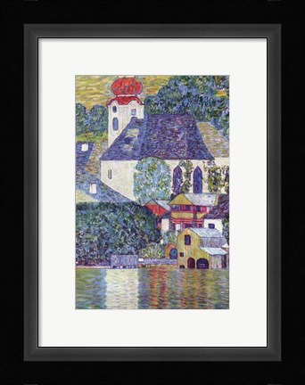 Framed St Wolfgang Church Print