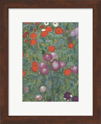 Framed Flower Garden Print
