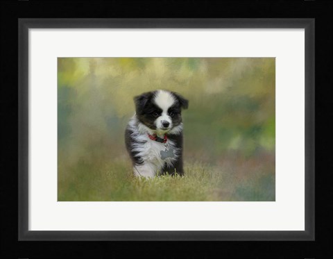 Framed Puppyhood 1 Print