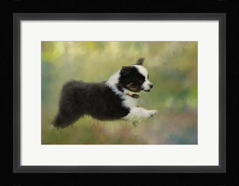 Framed Puppyhood 2 Print