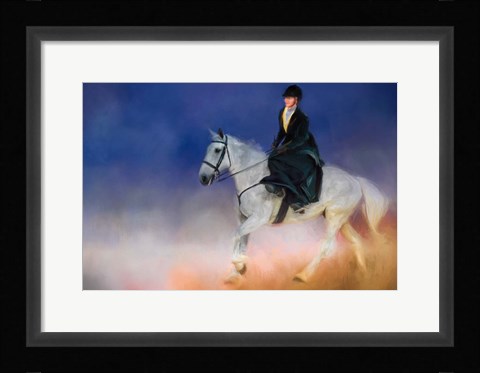 Framed At The Horse Show 2 Print