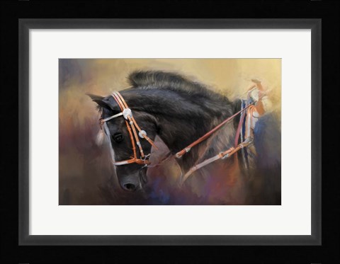 Framed At The Horse Show 3 Print
