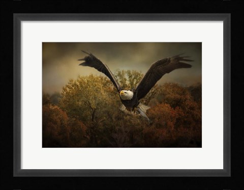 Framed Fall Fishing Print