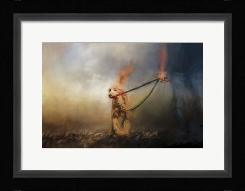 Framed Leading Him Out Of The Storm Print