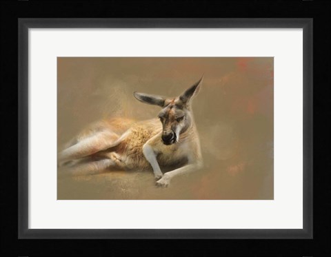 Framed Monday Morning Drowsies Print