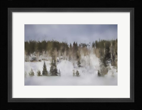 Framed Winter Impressions In Colorado 8 Print