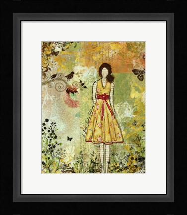 Framed little Birdie Print