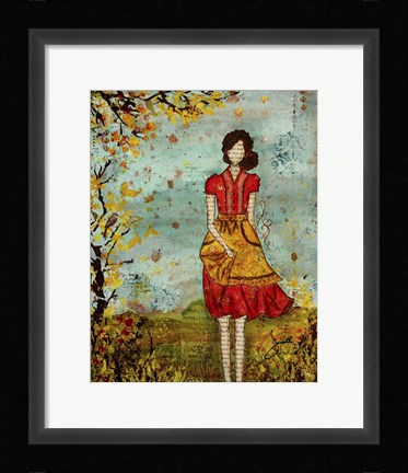 Framed Prairie Autumn Day Print