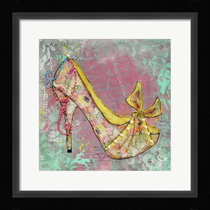 Framed Floral Times Print