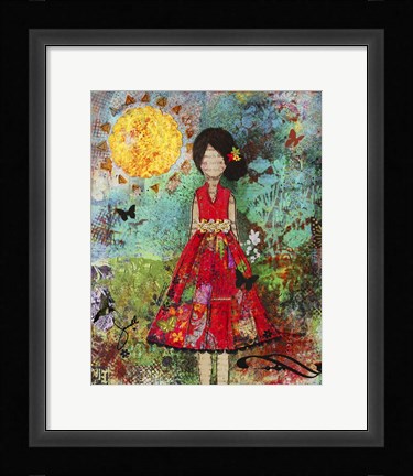 Framed Let The Sun Shine In Print