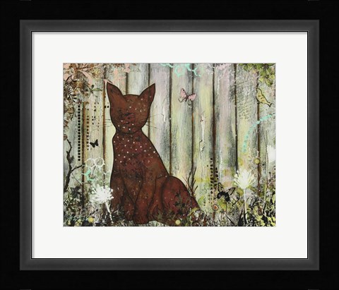 Framed In The Garden Print