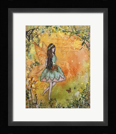 Framed Spring Fairy Print