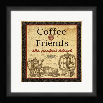 Framed Coffee and Friends Print