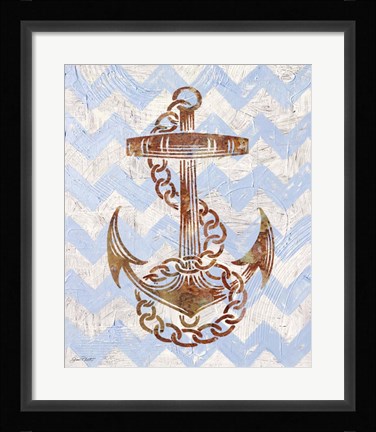 Framed Anchors Away Print