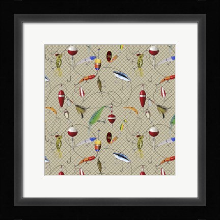 Framed Wilderness Lodge-J Print