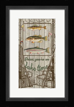 Framed Wilderness Lodge-L Print