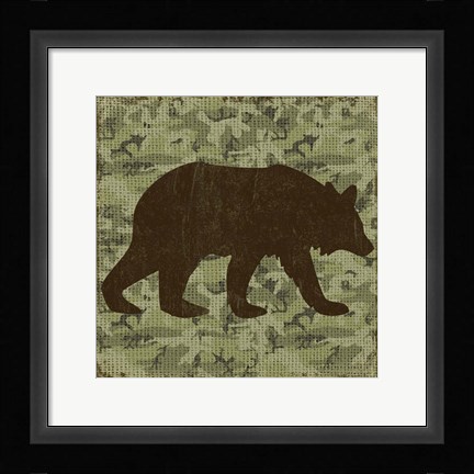 Framed Wilderness Lodge-Q5 Print