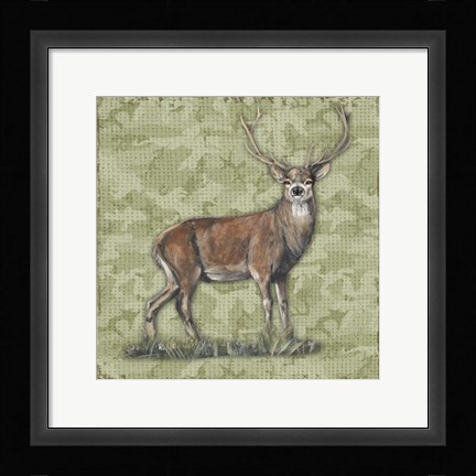 Framed Wilderness Lodge-Q8 Print